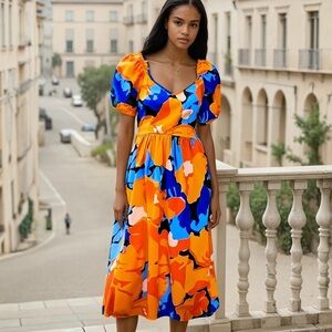 Tabitha Brown open back floral dress 8